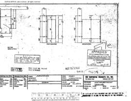 Great Northern Engineering Drawing, Toilet Building at Odessa, Washington, 1965
