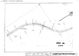 Plat Map of Northern Pacific Facilities at Apex, Oregon, undated