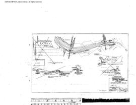 Northern Pacific Engineering Drawing, Sanitary Toilet at Car Repair Track and Septic Tank with Ne...