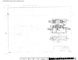 Great Northern Engineering Drawing, Depot at Cut Bank, Montana, 1939
