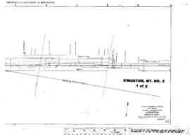 Plat Map of Great Northern Facilities at Kingston, Montana, undated