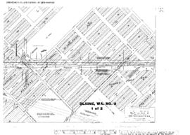 Plat Map of Great Northern Facilities at Blaine, Washington, 1918