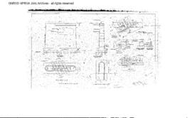 Spokane, Portland and Seattle Railway Engineering Drawing: Pier Details, Bridge E20.1 - Underpass...