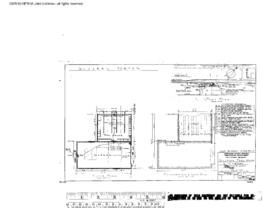 Northern Pacific Engineering Drawing, Section Toolhouse and Garage at Prosser, Washington, 1960
