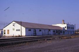 Burlington Northern depot at Pasco, Washington, in 1986.