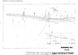 Plat Map of Northern Pacific Facilities at Sunshine, Washington, 1913