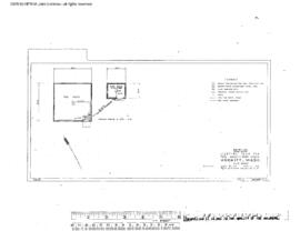 Great Northern Engineering Drawing, Tool House and Pump House at Merritt, Washington, 1955