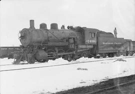 Northern Pacific steam locomotive 2430 at Superior, Wisconsin, in 1950.