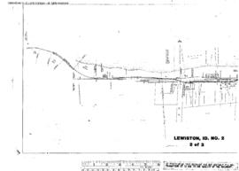 Plat Map of Canadian Pacific Facilities at Lewiston, Idaho, 1919