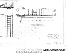 Great Northern Engineering Drawing, Power Plant at East Glacier Park, Montana, undated