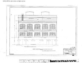 Great Northern Engineering Drawing, Converter Substation at Wenatchee, Washington, 1928