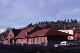 Northern Pacific Depot in Centralia, Washington in 1988.