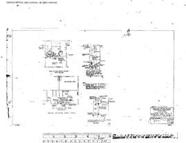 Northern Pacific Engineering Drawing, Yard Office/Service Building at Yakima, Washington, 1954