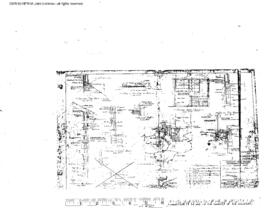 Northern Pacific Engineering Drawing, Signal Maintainer's Dwelling at Garrison, Montana, 1954