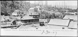 Northern Pacific station at Frances, Washington, in 1907.