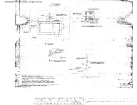 Burlington Northern Engineering Drawing, Unnamed Structure at Longview, Washington, undated