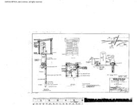 Northern Pacific Engineering Drawing, Depot at Saint Regis, Montana, 1958