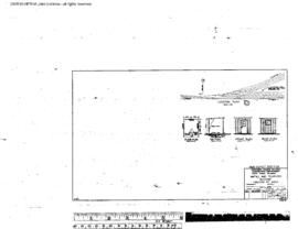 Northern Pacific Engineering Drawing, Waybill and Telephone Building at Longview Junction, Washin...