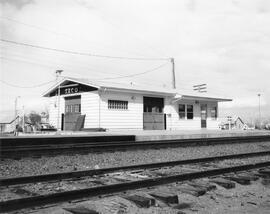 Great Northern Depot at Saco, Montana, undated