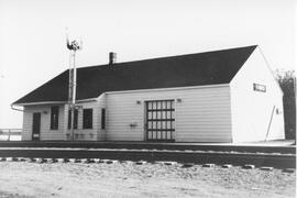 Great Northern Depot at Kindred, North Dakota, 1968