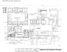 Burlington Northern Engineering Drawing, Yardmaster's Quarters at Portland, Oregon, 1945