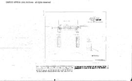 Northern Pacific Engineering Drawing: Plan of Abutment, Bridge 95 (125), Springdale, Montana, und...