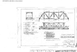 Northern Pacific Engineering Drawing: General Plan of Span, Bridge 119 - Lewis River, South of Wo...