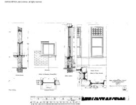 Northern Pacific Engineering Drawing, Depot at Ellensburg, Washington, 1909