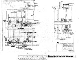 Burlington Northern Engineering Drawing, Unnamed Structure at Portland, Oregon, 1972