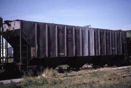 Northern Pacific hopper car number 76769 at Amarillo, Texas, in 1980.