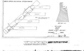 Spokane, Portland and Seattle Railway Engineering Drawing: Damage West Abutment, Bridge 31.3 - Ha...