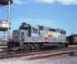 CSX Transportation diesel locomotive 2663 at Hialeah, Florida on July 28, 1987.