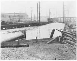 Seattle Municipal Railway Track, Seattle, Washington, circa 1919