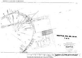 Plat Map of Northern Pacific Facilities at Seattle, Washington, 1915