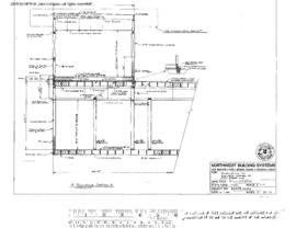 Northern Pacific Engineering Drawing, Intermodal Building at Stacy Street Hub, Seattle, Washingto...