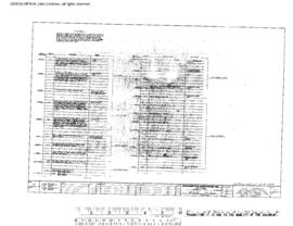 Burlington Northern Engineering Drawing, Unnamed Structure (Standard Plan), 1978