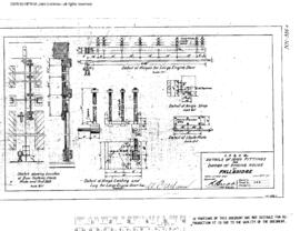 Spokane, Portland, and Seattle Railway Engineering Drawing, Engine House at Wishram, Washington, ...