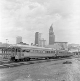 Amtrak Inspection Car 10000 at Seattle, Washington in 1979.