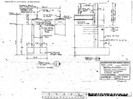 Burlington Northern Engineering Drawing, Midway Auto Unloading Ramp, Saint Paul, Minnesota, 1982