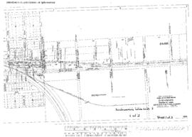 Plat Map of Great Northern Facilities at Dishman, Washington, 1950