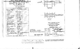 Great Northern Engineering Drawing: General Plan, Bridge 10.3, South of Dehlinger, Oregon, 1931