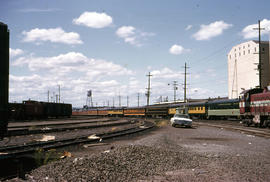 Spokane, Portland and Seattle Railway passenger cars at Portland, Oregon (undated).