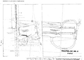 Plat Map of Great Northern Facilities at Chester, Montana, undated