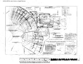 Northern Pacific Engineering Drawing, Roundhouse and Machine Shop at Missoula, Montana, 1963