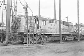 Burlington Northern diesel locomotive 4194 at Vancouver, Washington, circa 1975.