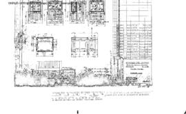 Northern Pacific Engineering Drawing: Shop Plan - Operating House, 135 Foot Turntable, undated