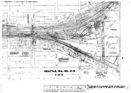 Plat Map of Great Northern Facilities at Seattle, Washington, undated