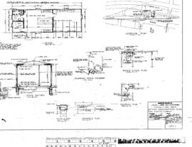Northern Pacific Engineering Drawing, Section Headquarters Building at Frenchtown, Montana, 1977