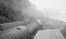 A Great Northern Railway accident, circa 1948.