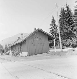 Northern Pacific station at Darrington, Washington, circa 1966.